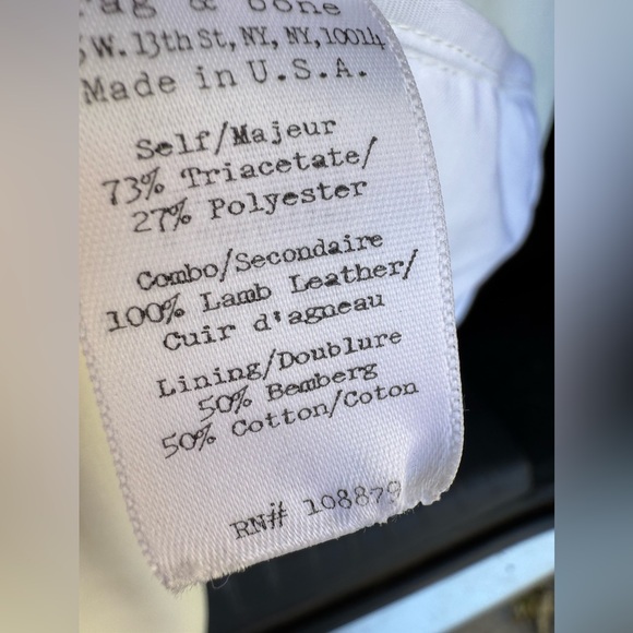 Rag & Bone white and black blazer - Picture 9 of 9